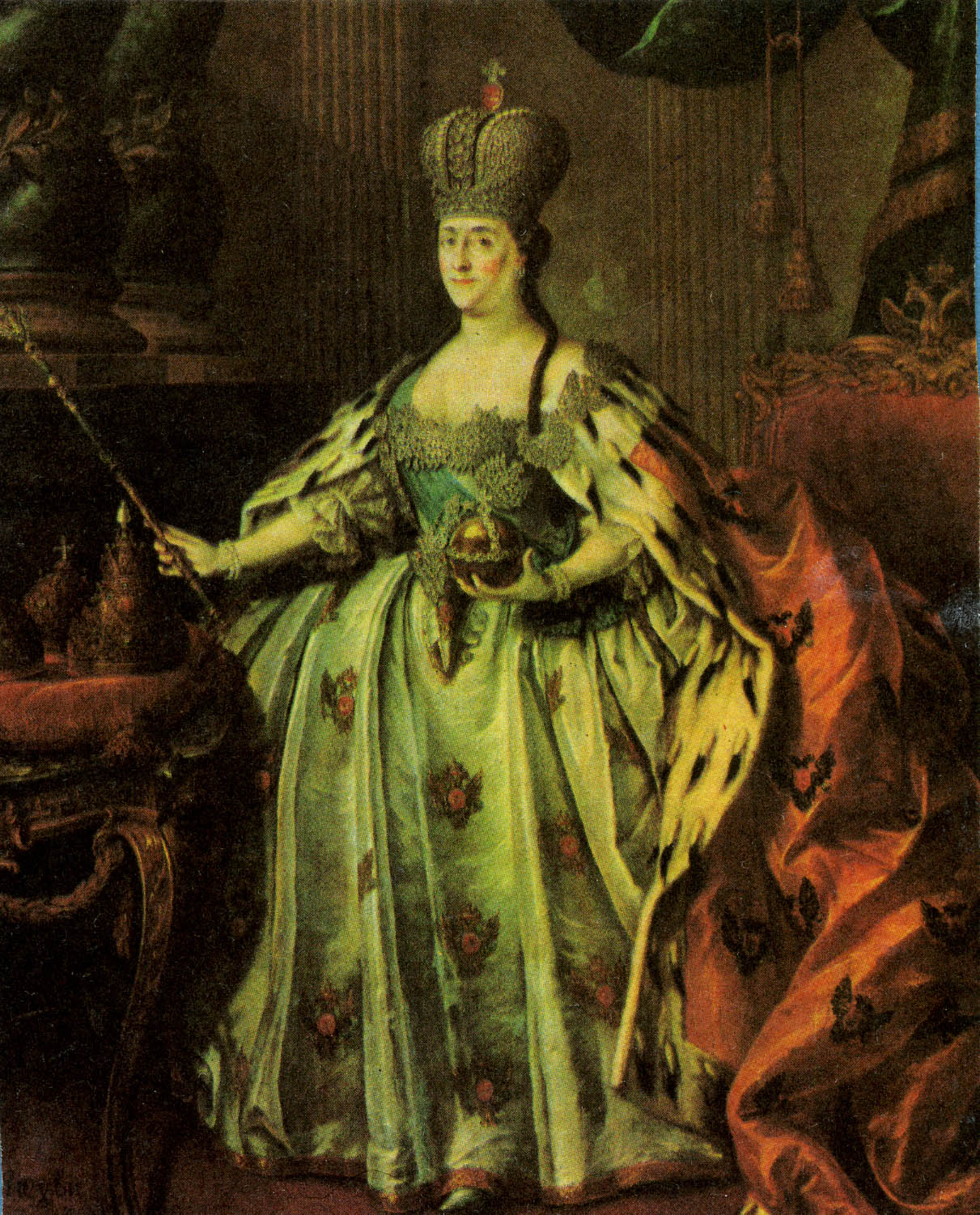 Алексей Петрович Антропов портрет Екатерины II 1766